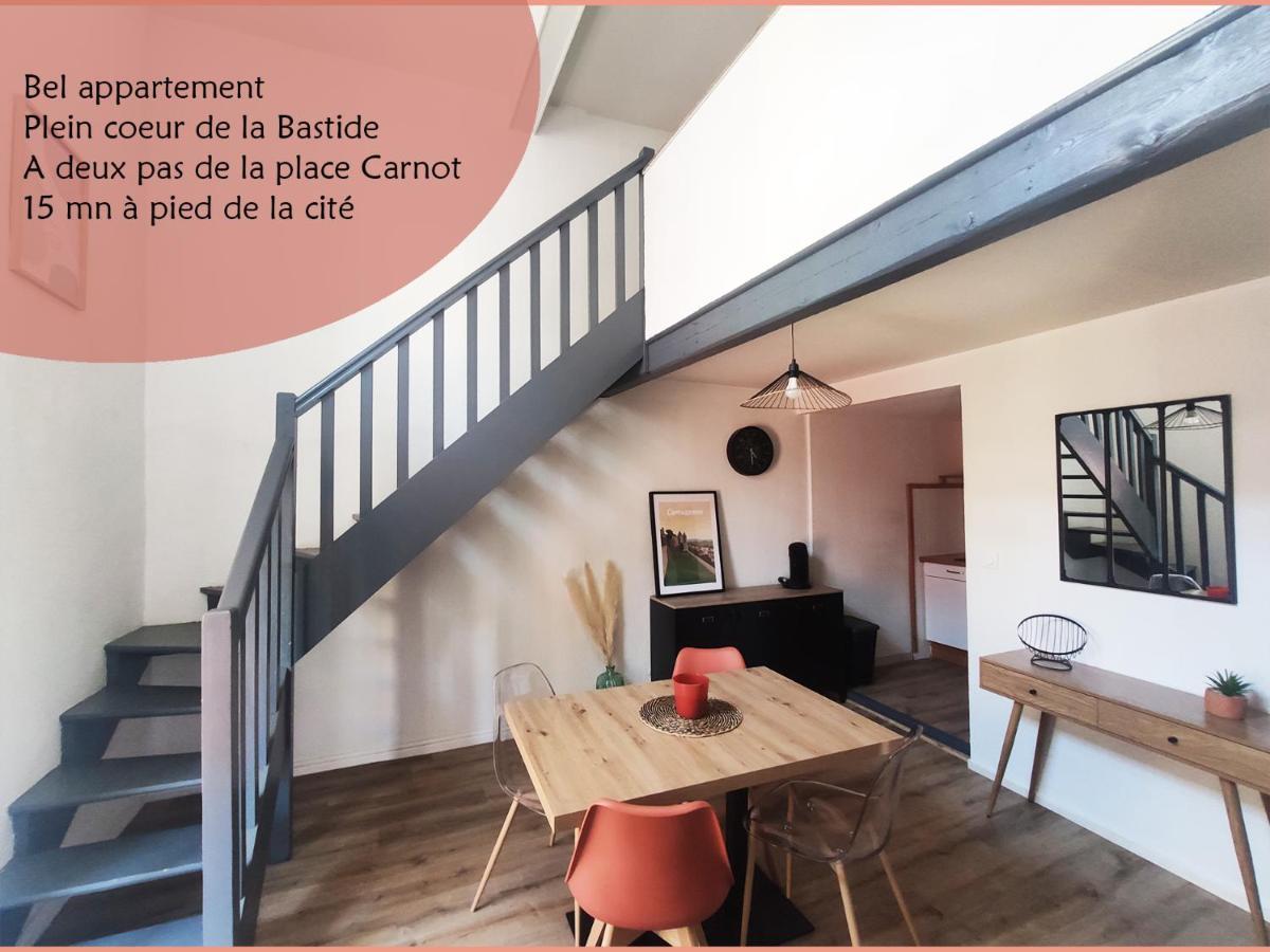 Superbe Appartement Au Coeur Du Centre Ville การ์กาซอน ภายนอก รูปภาพ